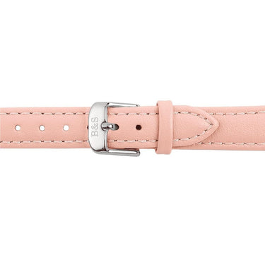 Pink Leather Strap & Silver Buckle watch straps Brother & Sisters